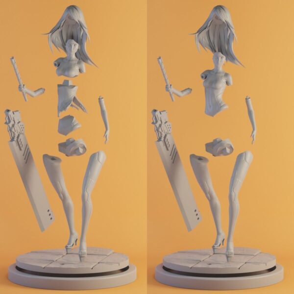 A2 Nier Automata STL 3D PRINTING - Imagen 3